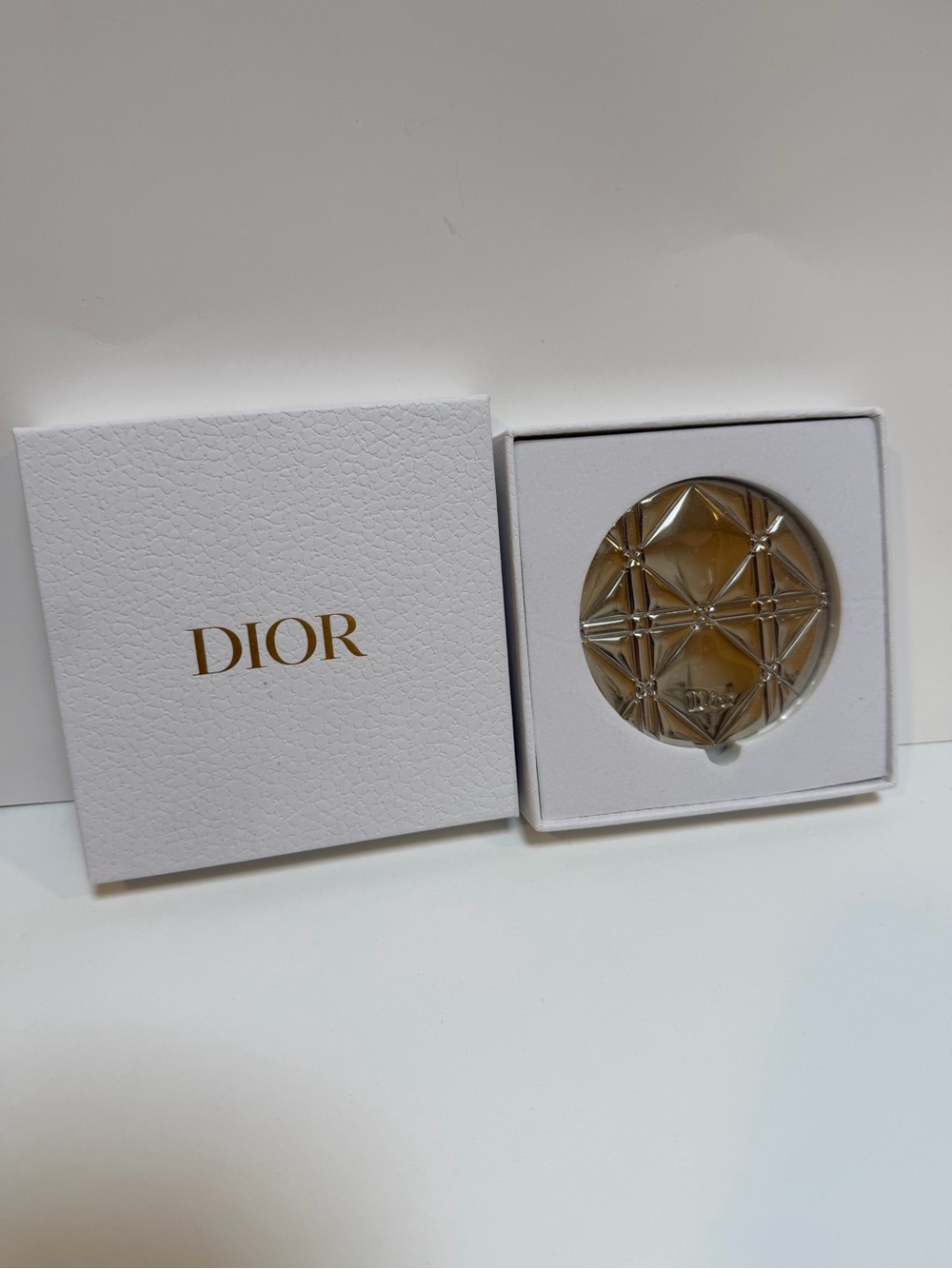 Dior Beauty Silver Double Mirror NWT